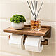 Toilet paper holder for two rolls of light oak. Holders. Foxwoodrus. Online shopping on My Livemaster.  Фото №2