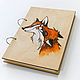 Notepad 22x22sm "Cute Foxs". Sketchbooks. EVAG. My Livemaster. Фото №4