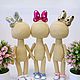 Blank for sewing interior textile doll growth of 27cm, Blanks for dolls and toys, Vladivostok,  Фото №1