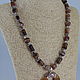 Order Necklace made of natural stones 'Polished agate'. Magic box. Livemaster. . Necklace Фото №3