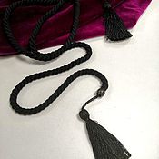 Аксессуары handmade. Livemaster - original item Belt: The belt is twisted with tassels. Handmade.