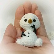 Материалы для творчества handmade. Livemaster - original item MK on knitting Snowman. Handmade.
