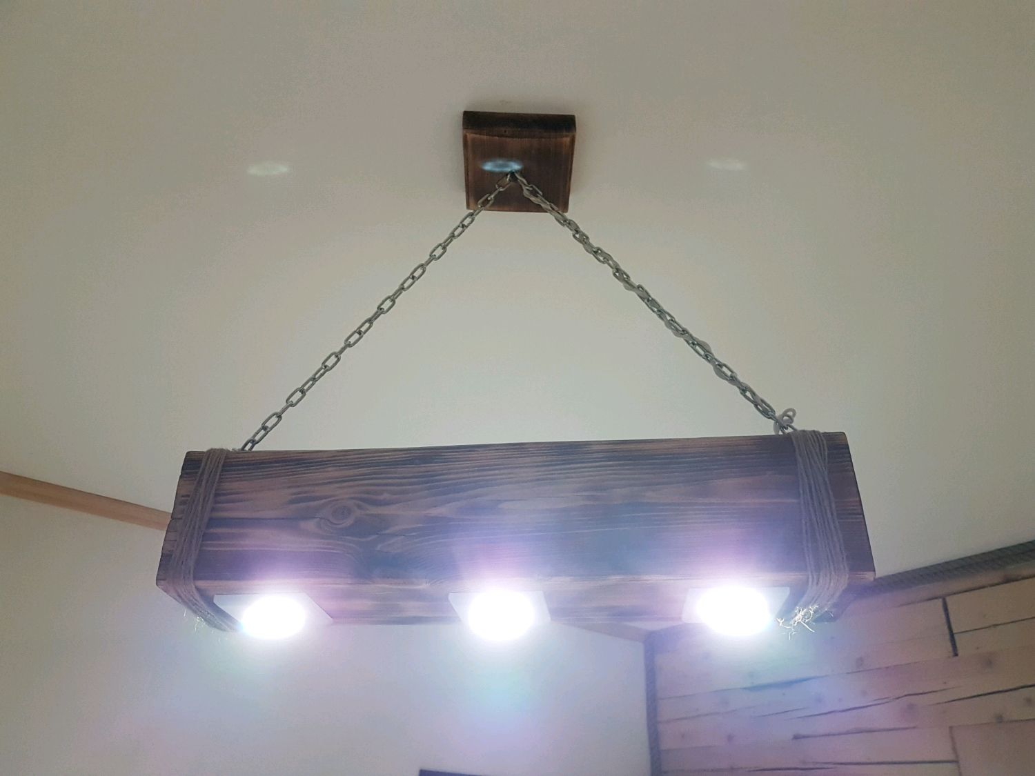 Светильник из бруса в интернет-магазине на Ярмарке Мастеров ...