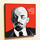 Painting A Poster Of Vladimir Ilyich Lenin Pop Art, Fine art photographs, Moscow,  Фото №1