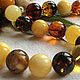 Beads from the Baltic amber,  Colors of autumn. Necklace. Mark Amberstein, sale amber products. Online shopping on My Livemaster.  Фото №2