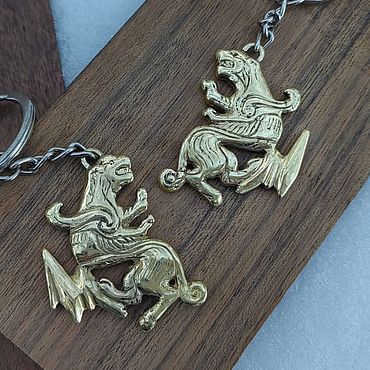 Сумки ручной работы. Ярмарка Мастеров - ручная работа Брелок: Сибирский барс. Handmade.