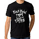 Cotton T-shirt 'Kitten Black Metal', T-shirts and undershirts for men, Moscow,  Фото №1