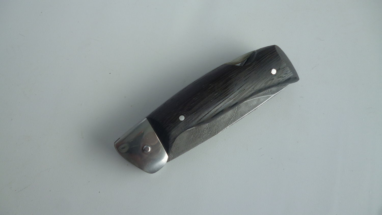 Folding knife 'Fang' from Damascus steel, Knives, Vyazniki,  Фото №1