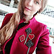 Set of brooches ' Suits'. Brooches spades, clubs, hearts, diamonds. Brooch set. Only_you_byElena. My Livemaster. Фото №6