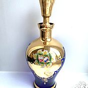 Винтаж handmade. Livemaster - original item Vintage decanter Bohemia or Perfume bottle Bohemia of the USSR. Handmade.