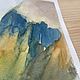 Watercolor painting mountain landscape. Pictures. Regina Kuyukova. My Livemaster. Фото №4
