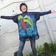 Felted sweatshirt, jumper tunic ' Popu-Gai-RRI', Sweatshirts, Kherson,  Фото №1