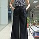  Брюки женские палаццо стильные "Жанна". Брюки. Moda-i-sovremennyj-stil-miss. Ярмарка Мастеров.  Фото №4