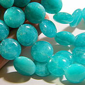 Материалы для творчества handmade. Livemaster - original item Amazonite beads for decoration.thread. Handmade.