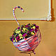 Композиции: Зонтик с яркой статицей. Оригинальный подарок, Цветы сухие и стабилизированные, Москва,  Фото №1