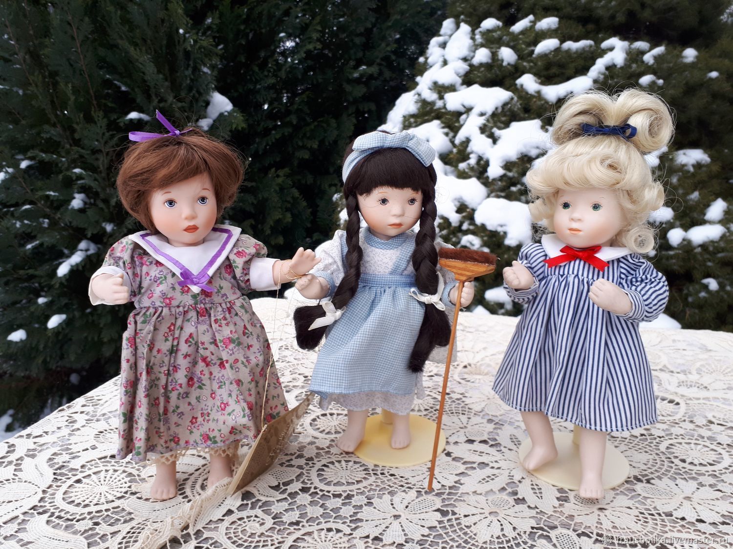 Коллекция фарфоровых кукол Неделька от Сильвии Наттерер – купить на ...