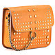 Women's leather bag 'Mariart' (orange). Classic Bag. Russian leather Guild. Online shopping on My Livemaster.  Фото №2