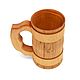 Círculo de madera. Taza de cerveza de madera 0.5 l. Art.26001. Mugs and cups. SiberianBirchBark (lukoshko70). Ярмарка Мастеров.  Фото №4