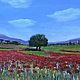 Poppy field, oil painting, Pictures, Moscow,  Фото №1