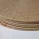 A 30 cm jute napkin, a stand for jute plates. Swipe. vamtepla. Online shopping on My Livemaster.  Фото №2