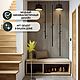 Вешалка настенная LINE. Вешалки и крючки. SWD: часы|карты мира|панно на стену. Ярмарка Мастеров.  Фото №6