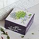 Box box Lavrushina herbs decoupage lilac. Utensils. Studio Villa-Oliva. My Livemaster. Фото №4
