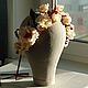Order Beige volume wreath on the head 'Crème brûlée'. FLOWERRINA (flowerina). Livemaster. . Tiaras Фото №3