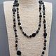 Long black beads with volcanic lava, labradorite and onyx. Beads2. Ritasdreams (ritasdreams). My Livemaster. Фото №6