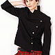 Men's jacket made of semi-viscose black. Jackets for men. Lollypie - Modiste Cat. Online shopping on My Livemaster.  Фото №2