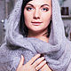 Light grey down shawl. Shawls1. Dom-puha (dom-puha). My Livemaster. Фото №4