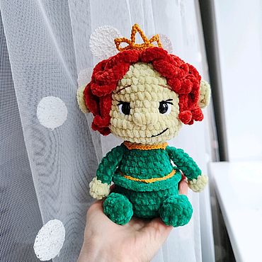 Куклы и игрушки ручной работы. Ярмарка Мастеров - ручная работа Фиона из Шрека мягкая маленькая игрушка в подарок. Handmade.