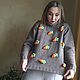 Свитер с морковками. Свитеры. Gala Knit. Ярмарка Мастеров.  Фото №4