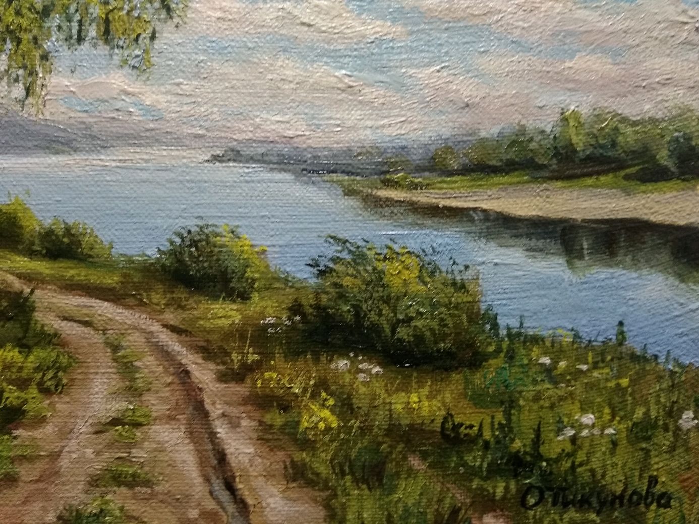 Картина река Ока