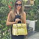 Bag leather Python, Classic Bag, Moscow,  Фото №1