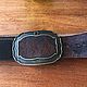 Genuine leather belt 'marvari', Italy. Vintage straps. Dutch West - Indian Company. Online shopping on My Livemaster.  Фото №2