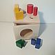 Order Montessori Sorter Cube with Holes. Shop Grizunok teether. Livemaster. . Puzzle Фото №3