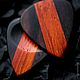 The pick of wood: Blood Racer. Guitar picks. MyMediator. Online shopping on My Livemaster.  Фото №2