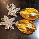 Copy of Copy of Copy of Amber Earrings. Earrings. ELENA KARPOVA KB. My Livemaster. Фото №5