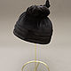 Шляпка из бархата в стиле THE ROW Penelope hat beanie. Шляпы. MoroshkaHats Головные уборы. Ярмарка Мастеров.  Фото №5