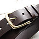 Order Men's leather belt with Italian buckle. fabiscraft (FabisCRAFT). Livemaster. . Straps Фото №3