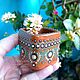 Clay pot for cacti and succulents Hazelnut, Pots, Udomlya,  Фото №1