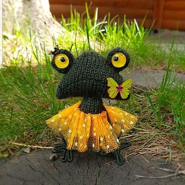 Куклы и игрушки ручной работы. Ярмарка Мастеров - ручная работа Лягушка. Handmade.
