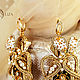 Soutache earrings beaded Rococo. Earrings. LADY-LIZA jewelry shop. Online shopping on My Livemaster.  Фото №2