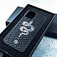Premium iPhone Metal Snake Python - кожаный чехол iPhone с питоном. Чехол. Euphoria HM. Ярмарка Мастеров.  Фото №5