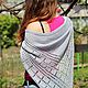 Knitted shawl Silver. Shawls. (Milena-Pobedova) (Milena-Pobedova). Online shopping on My Livemaster.  Фото №2