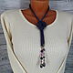 Beaded lariat with pendants (harness, belt, tie), Lariats, Velikiy Novgorod,  Фото №1