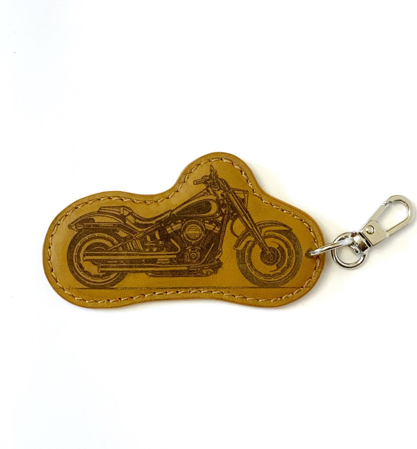 Брелок «Мотоцикл» из натуральной кожи – купить онлайн на Ярмарке ...