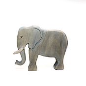 Куклы и игрушки handmade. Livemaster - original item Wooden toy souvenir Elephant. Handmade.