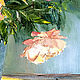 Oil painting of Delicate peonies. Peonies with oil for the children's room. Pictures. Zabaikalie. My Livemaster. Фото №4