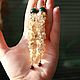 Earrings-bunches - rutilated quartz, chrysocolla, garnet, gold plated. Earrings. Татьяна Петренкофф (Elegance&Style). My Livemaster. Фото №6